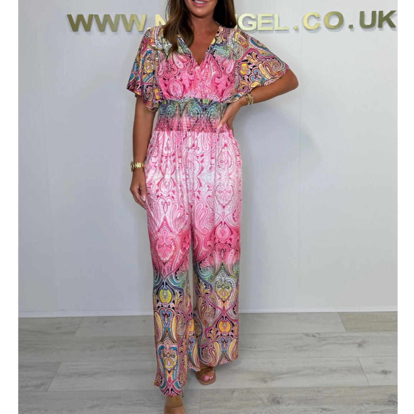 🔥Summer Hot Sale-49% Rabatt🩷Böhmischer Print-Overall mit weitem Bein