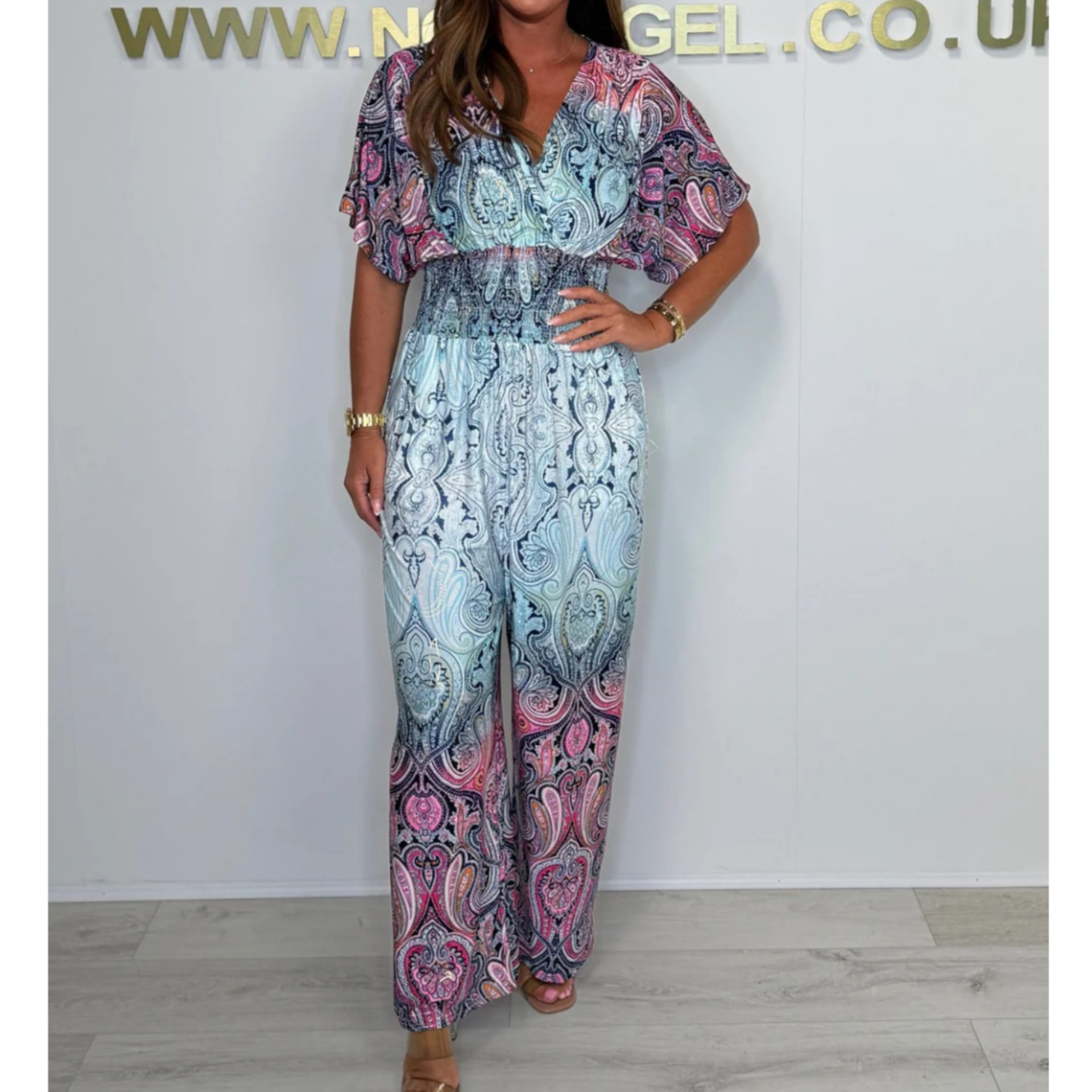 🔥Summer Hot Sale-49% Rabatt🩷Böhmischer Print-Overall mit weitem Bein