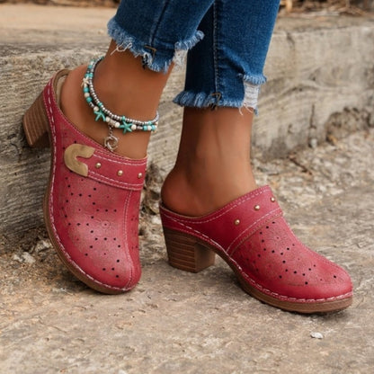 ✨【EU 36-43】👠2025 Neue Sandalen mit klobigem Absatz