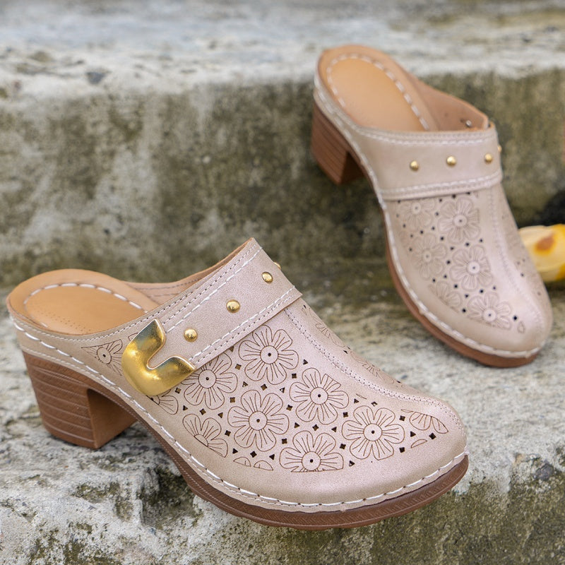 ✨【EU 36-43】👠2025 Neue Sandalen mit klobigem Absatz