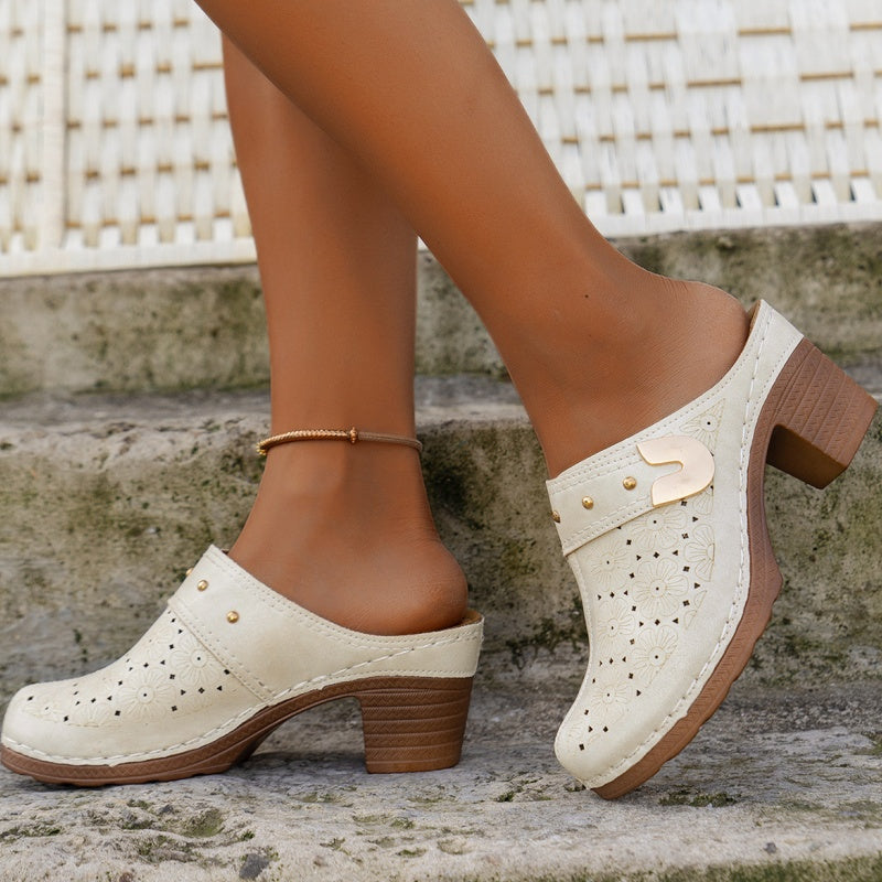 ✨【EU 36-43】👠2025 Neue Sandalen mit klobigem Absatz