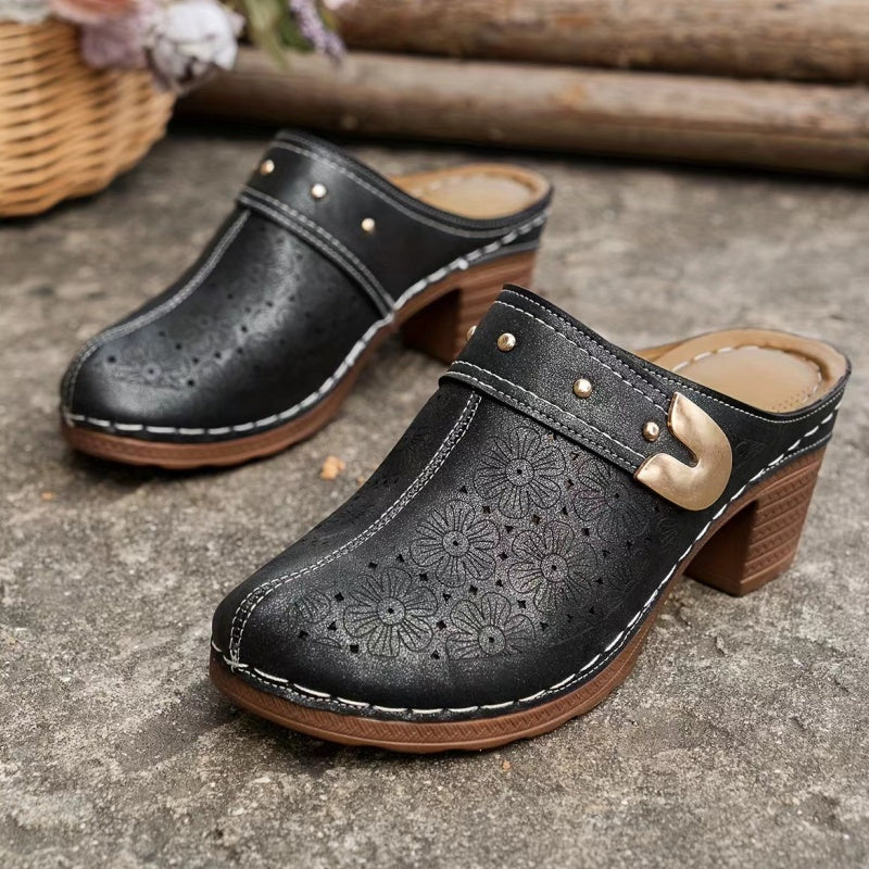 ✨【EU 36-43】👠2025 Neue Sandalen mit klobigem Absatz