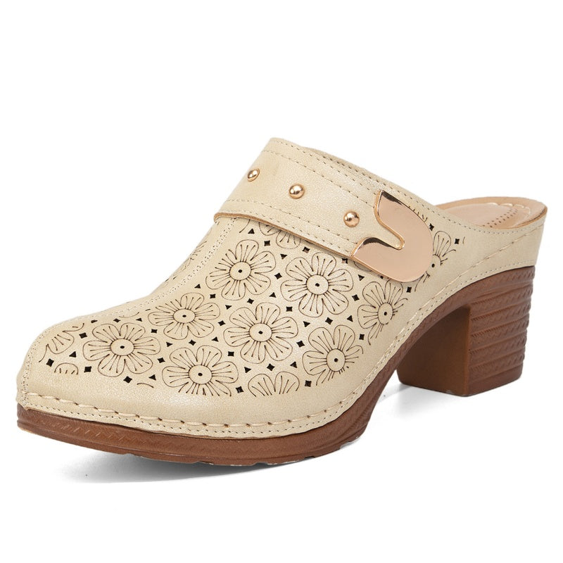 ✨【EU 36-43】👠2025 Neue Sandalen mit klobigem Absatz