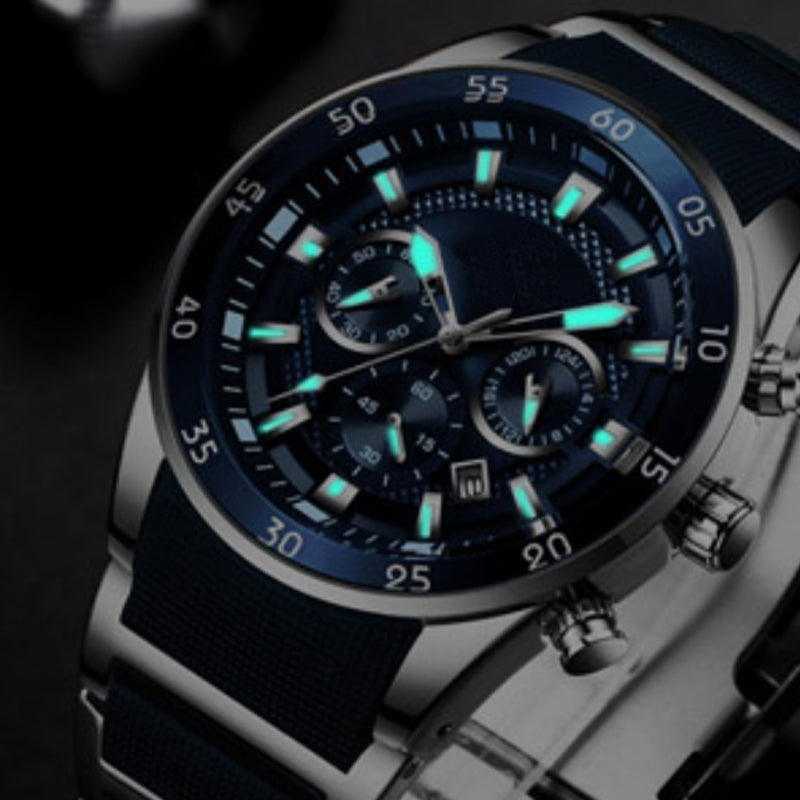 🔥2025 Neues Design⌚Wasserdichte multifunktionale Quarzuhr für Männer