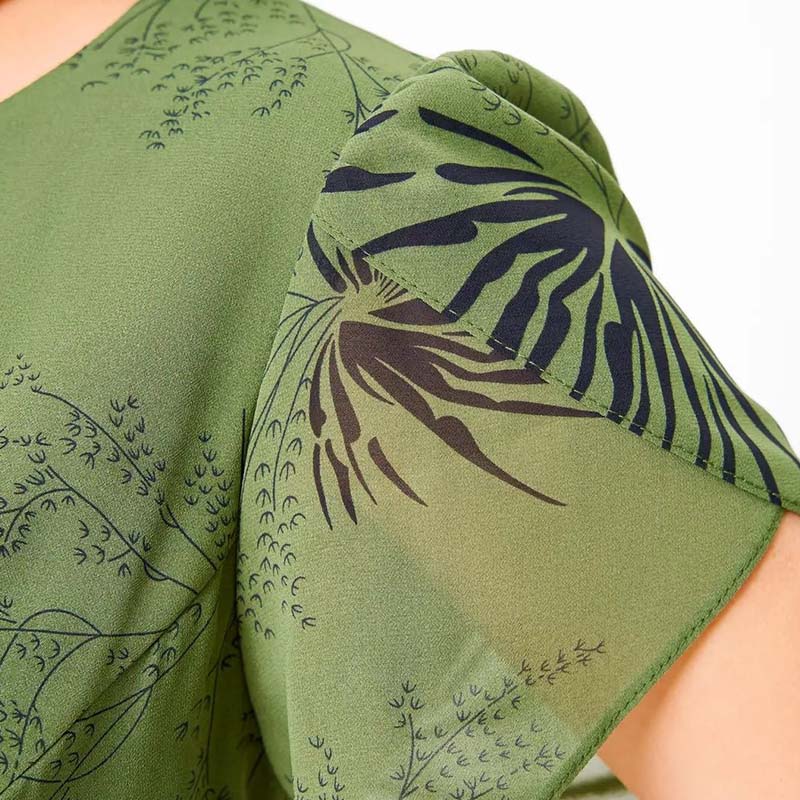 🌸Frühjahrsangebote💐 Damen A-Linien Midikleid mit Gürtel👗