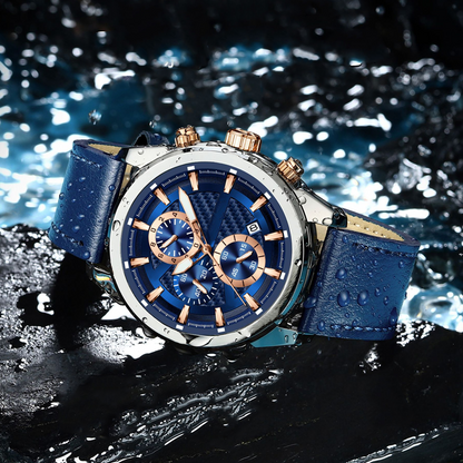 ✨2025 Brandneues Design - Heute mit 50% Rabatt kaufen!⌚Lässige elegante Herren Quarzuhr mit leuchtendem Zifferblatt