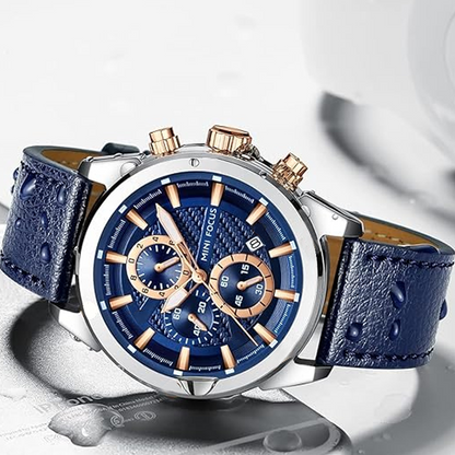 ✨2025 Brandneues Design - Heute mit 50% Rabatt kaufen!⌚Lässige elegante Herren Quarzuhr mit leuchtendem Zifferblatt