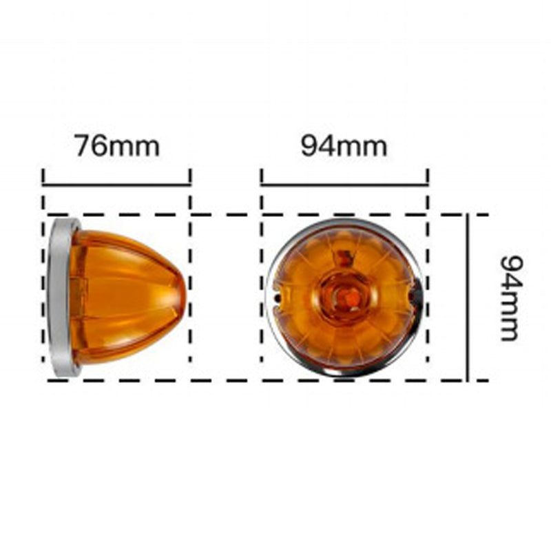 💖2025 Hot Sale💖⏳50%~70% OFF für eine begrenzte Zeit 💥🚛LED Wassermelone Blinkleuchten, Seitenmarker Signal Lights für alle Lastwagen und Anhänger.