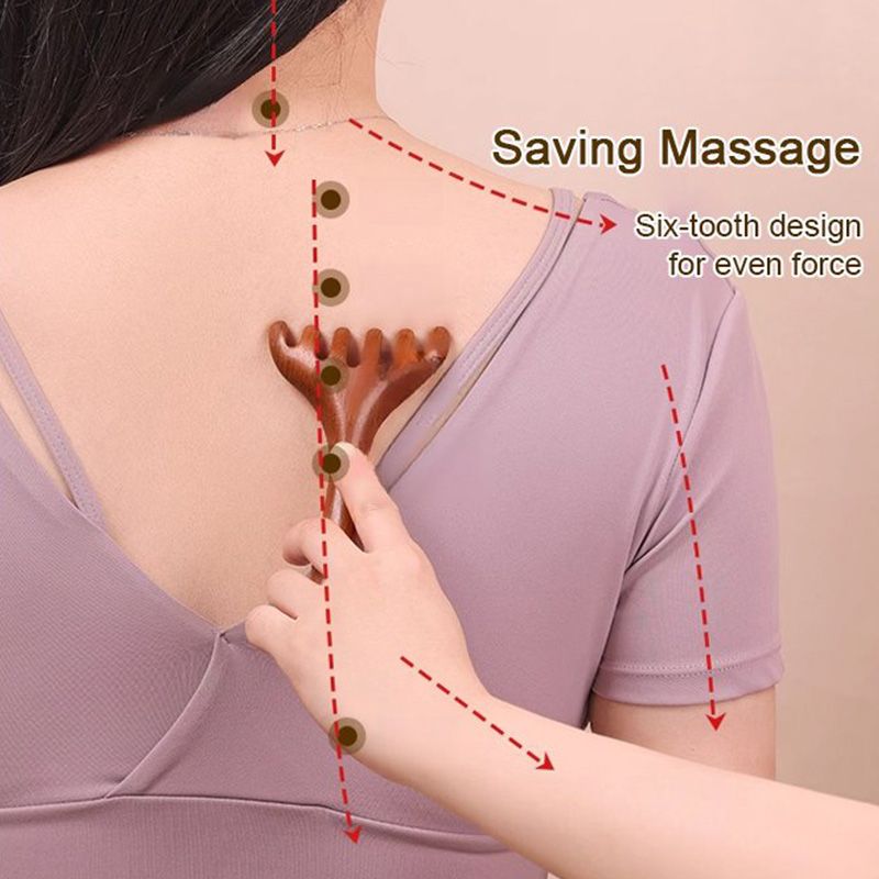 ✨Feiertagsangebot: 3 kaufen und 3 gratis bekommen🔥🙋‍♀️ Sechs Klauen-Meridian-Massagekamm