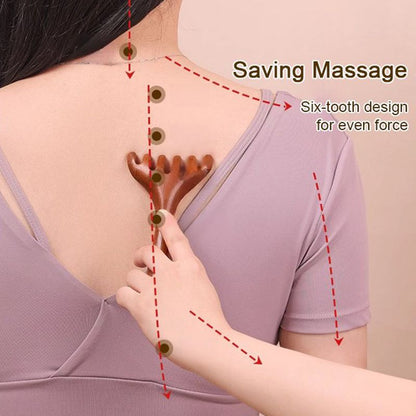 ✨Feiertagsangebot: 3 kaufen und 3 gratis bekommen🔥🙋‍♀️ Sechs Klauen-Meridian-Massagekamm