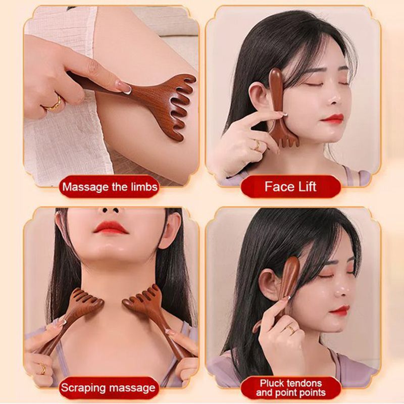 ✨Feiertagsangebot: 3 kaufen und 3 gratis bekommen🔥🙋‍♀️ Sechs Klauen-Meridian-Massagekamm