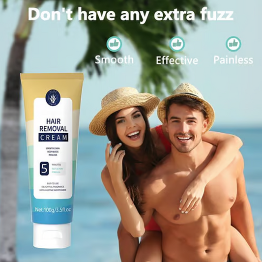 🔥  50% RABATT！！Begrenzter Verkauf - Kaufen Sie 2 und erhalten Sie 1 gratis! 🎁 Schmerzfreie Ganzkörper-Haarentfernungscreme 💧✨