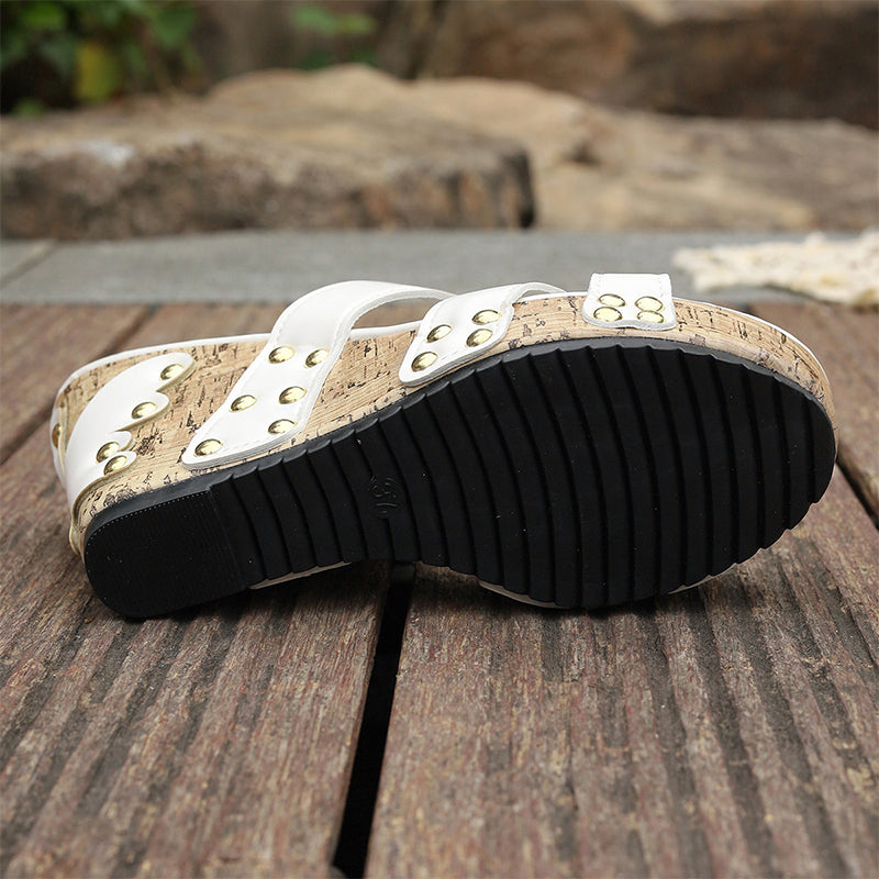 ✨👡Keilsandaletten mit Plateau und Komfort für Frauen