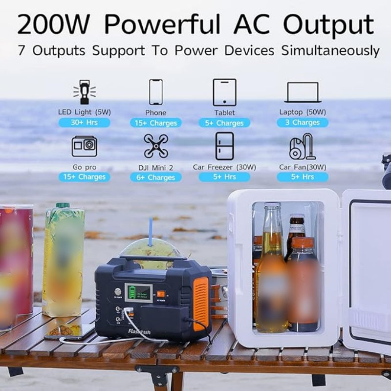 ⏳Zeitlich begrenztes Angebot⚡200W Portable Power Station mit Display❗Nur drei Tage lang erhalten Sie 50% Rabatt auf alle Modelle!💥