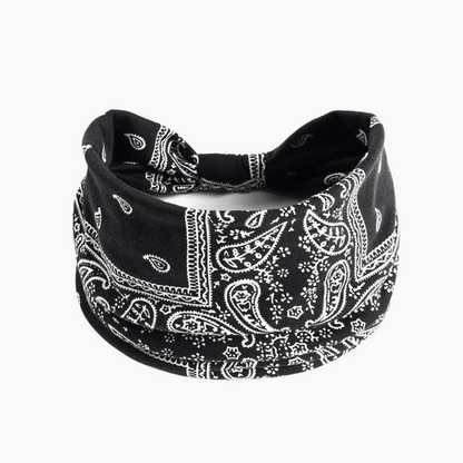 🌸Böhmisches Yoga-Stirnband: Schweißabsorbierende Kopfbedeckung mit amerikanischem Mantel-Blumenmuster🎀💧