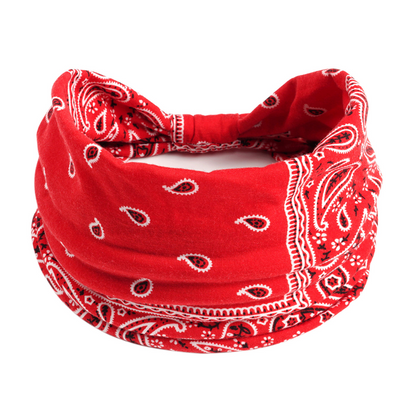 🌸Böhmisches Yoga-Stirnband: Schweißabsorbierende Kopfbedeckung mit amerikanischem Mantel-Blumenmuster🎀💧
