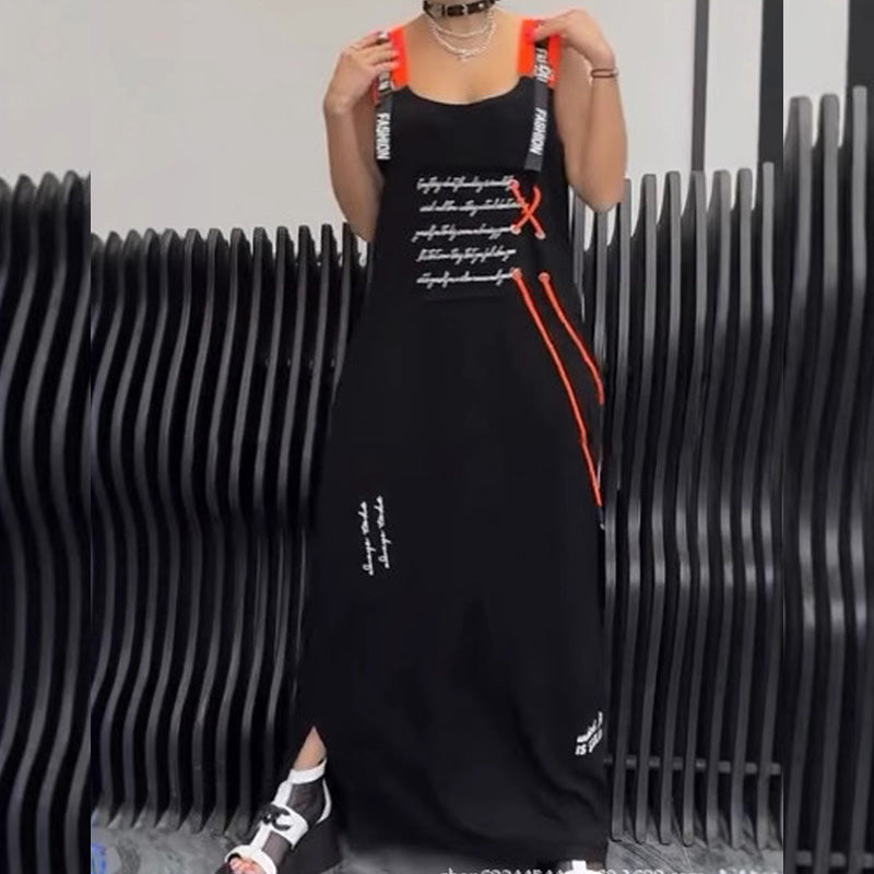 💖LAST DAY SALE 50% RABATT💖Lässiges bedrucktes ärmelloses Kleid für Frauen