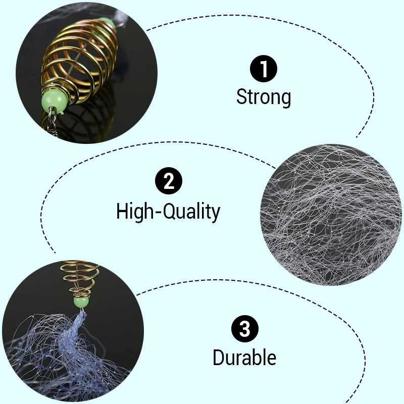 🔥2025 Hot Sale 49% Rabatt🔥Fischkiemennetz mit Federköderfalle