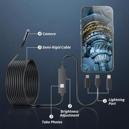 ⏳Zeitlich begrenztes Angebot⌛Wasserdichte HD-Endoskopiekamera
