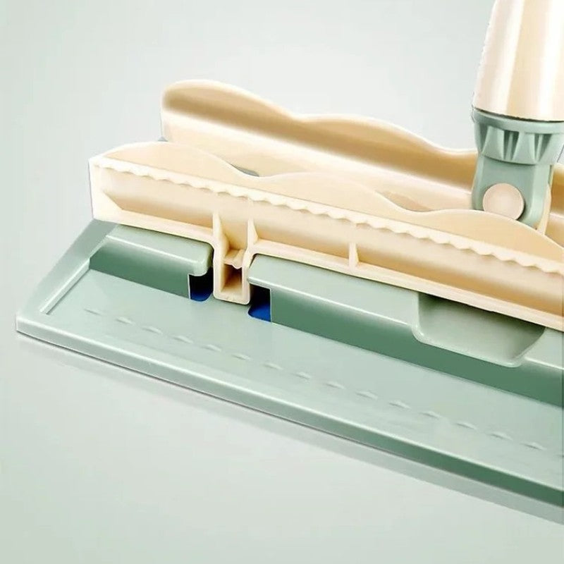 🏆🏆2025 Heiße Produkte🏆Flachmopp mit Edelstahlgriff, mit wiederverwendbaren, waschbaren Wischtüchern