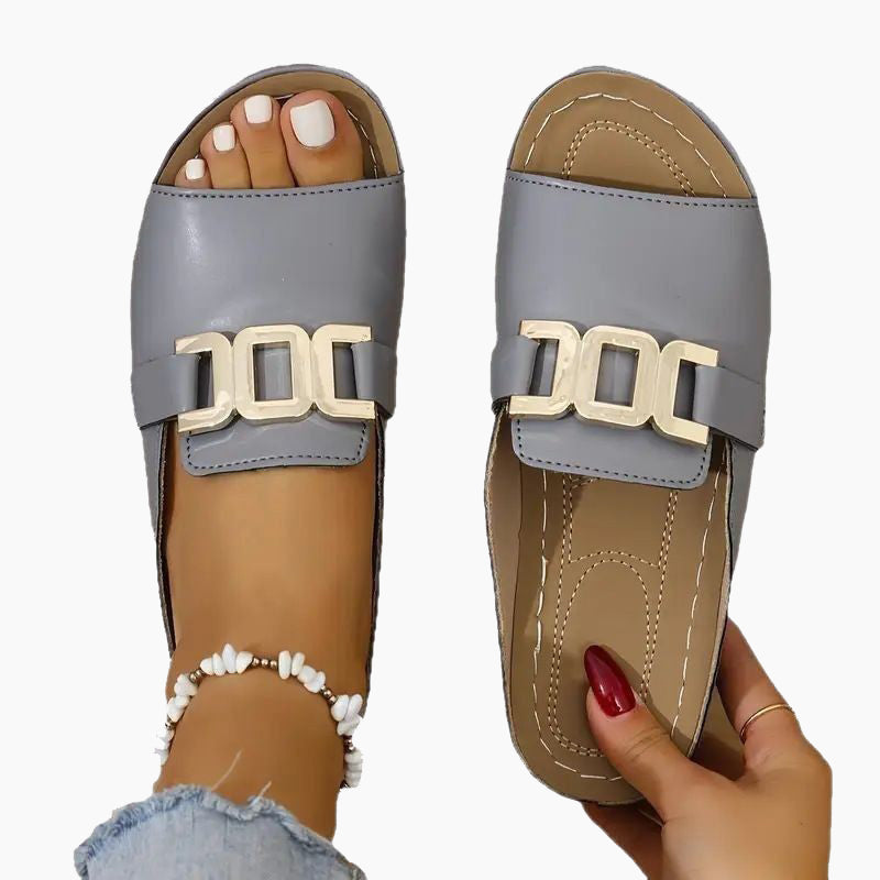 🔥Last day offer 50% OFF on 🏖️💞Bester Komfort - Bequeme orthopädische Keilabsatzsandalen für Frauen