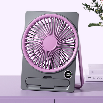 🌬️💨 Ultradünner USB-Miniventilator - Wiederaufladbar & Tragbar!🔋