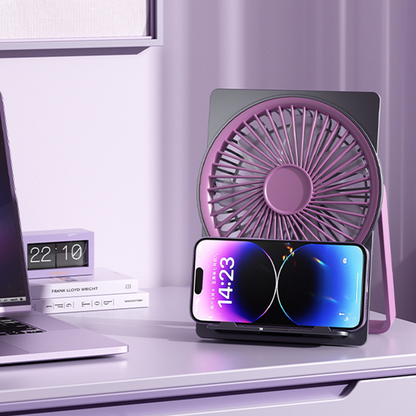🌬️💨 Ultradünner USB-Miniventilator - Wiederaufladbar & Tragbar!🔋