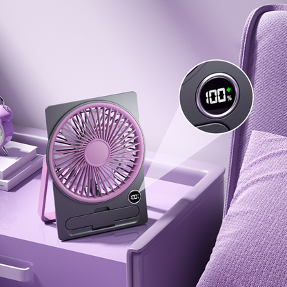 🌬️💨 Ultradünner USB-Miniventilator - Wiederaufladbar & Tragbar!🔋