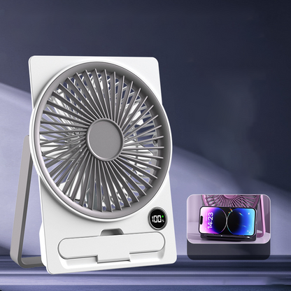 🌬️💨 Ultradünner USB-Miniventilator - Wiederaufladbar & Tragbar!🔋