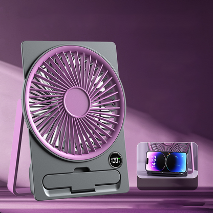 🌬️💨 Ultradünner USB-Miniventilator - Wiederaufladbar & Tragbar!🔋