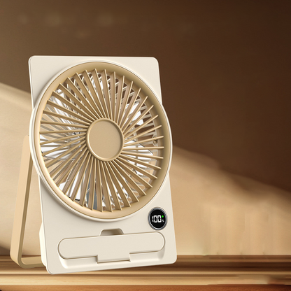 🌬️💨 Ultradünner USB-Miniventilator - Wiederaufladbar & Tragbar!🔋