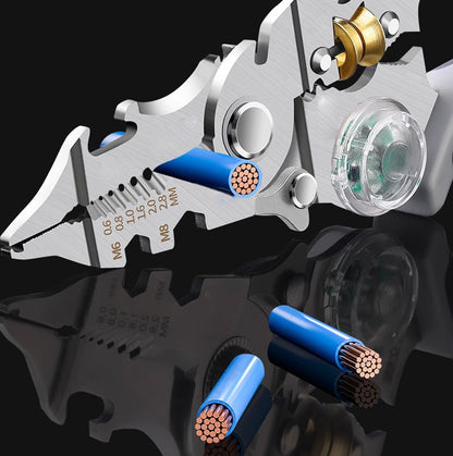 ⏳Zeitlich begrenztes Special⌛10-in-1 Zeitbegrenzte SpezialMultifunktions-Drahtabisolierschere mit elektrischem Test