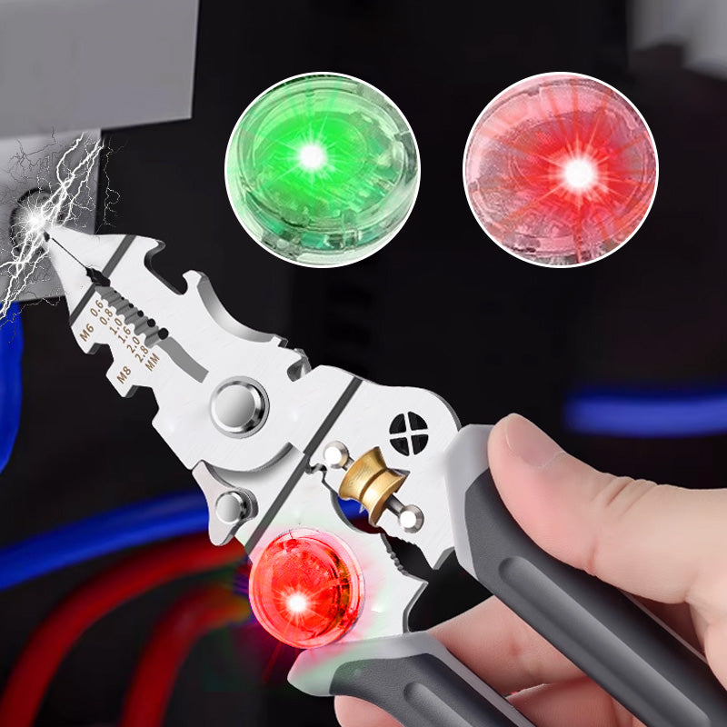 ⏳Zeitlich begrenztes Special⌛10-in-1 Zeitbegrenzte SpezialMultifunktions-Drahtabisolierschere mit elektrischem Test