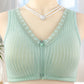 Wireless Push-Up Bra with Zip Front Closure