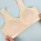 Wireless Push-Up Bra with Zip Front Closure