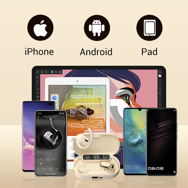 🎧🎵2 in 1 Notfall-Powerbank Kabellose Sport-Ohrhörer