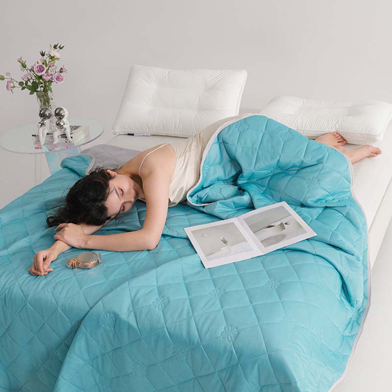 🌙Last Day 50% OFF-❄️Breathable Bedruckte waschbare Sommer Kühlung Comforter