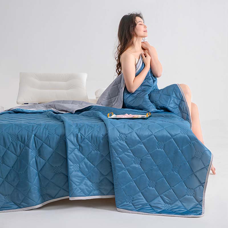 🌙Last Day 50% OFF-❄️Breathable Bedruckte waschbare Sommer Kühlung Comforter