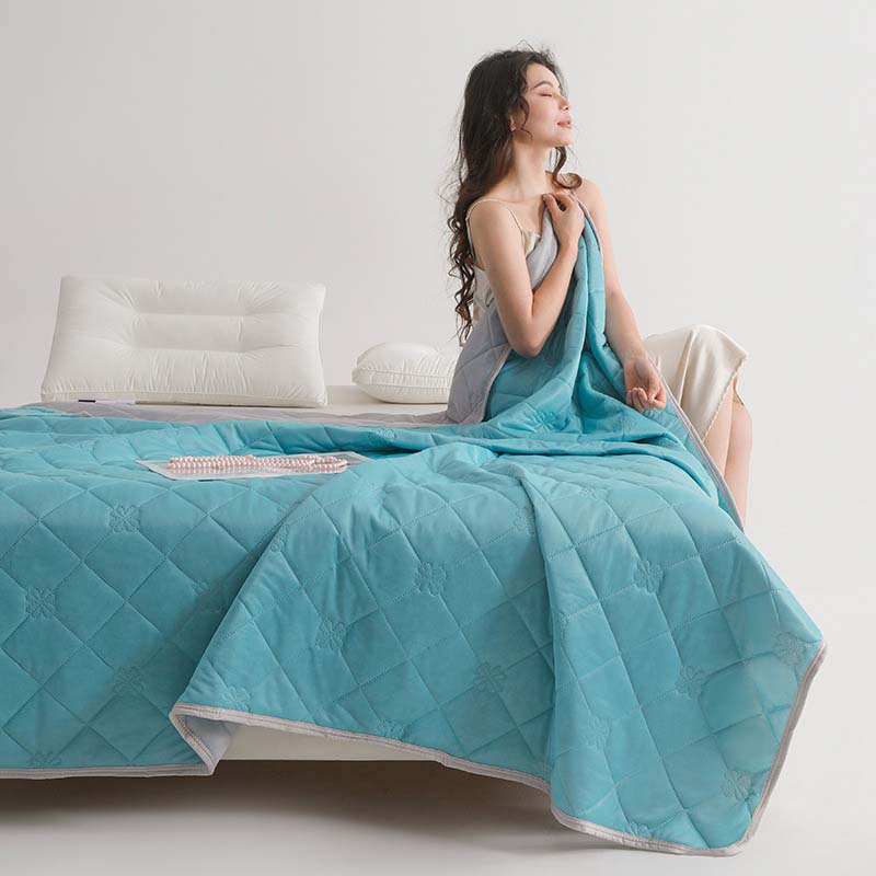 🌙Last Day 50% OFF-❄️Breathable Bedruckte waschbare Sommer Kühlung Comforter