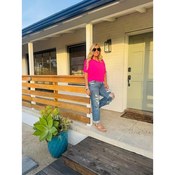 🌟LETZTER TAG VERKAUF 50% RABATT💗💥 Ultimate Comfort Style Damen V-Ausschnitt Sommer T-Shirt