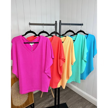 🌟LETZTER TAG VERKAUF 50% RABATT💗💥 Ultimate Comfort Style Damen V-Ausschnitt Sommer T-Shirt