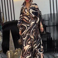 ❤️Modisches Damen-Set mit lockerem, bedrucktem Hemd und Hose mit weitem Bein, 2-teilig