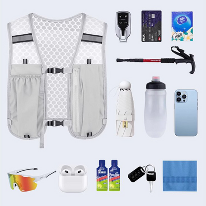 🎉🛍️ Outdoor-Wanderzubehör 🏃‍♂️ Laufgürteltasche & Kletterweste mit Handyfach