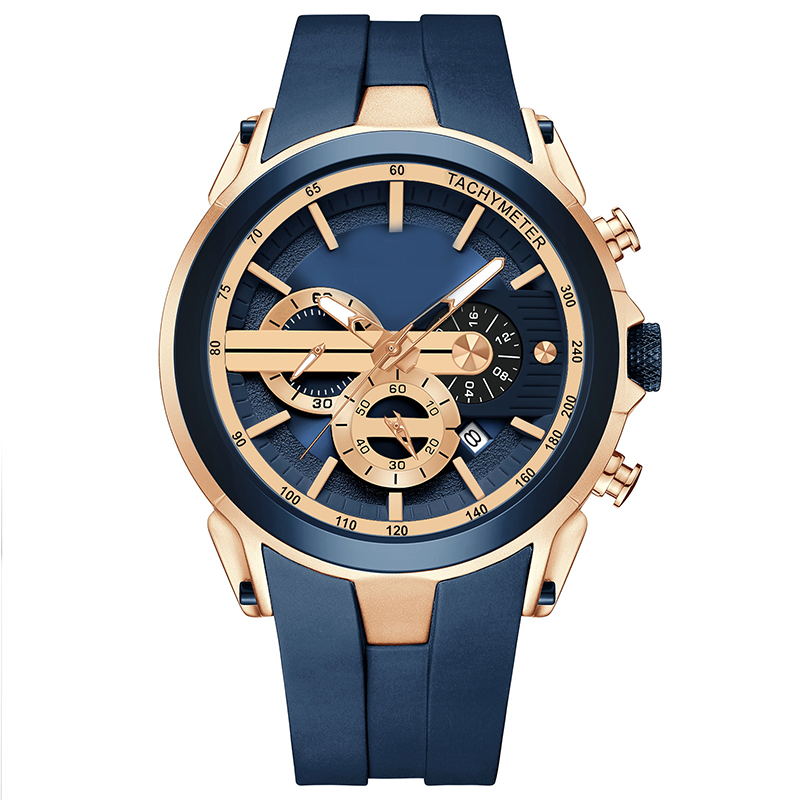 🔥⌚Sportuhr im Stil mit Leuchtanzeige, Silikonarmband und wasserdichtem Design