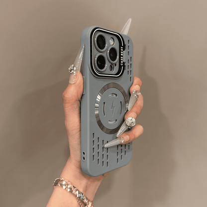 🔥🔋Weiche Silikon-Sicherheitsschutzhülle mit blitzschneller magnetischer Ladehülle für das iPhone 📱💎