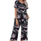 ⏳Begrenzte Zeit 50% Rabatt💥Women's Printed Top & Pants Nachtwäsche Set