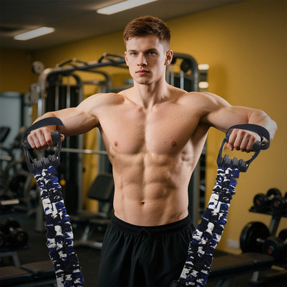 💪🏅3-Wege-Widerstandsband aus Naturlatex - Ganzkörper-Stretching & Krafttraining