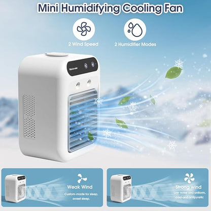 🎉2025 Neue Produkte heißer Verkauf✨Mini Portable Air Conditioner Kühler Luftbefeuchter✈️Kostenlose Lieferung✈️