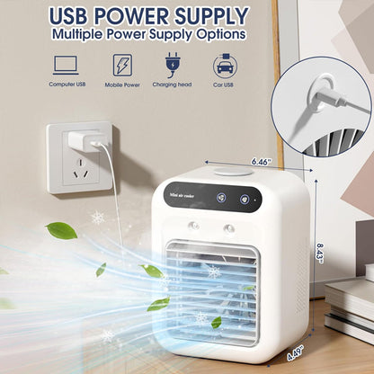 🎉2025 Neue Produkte heißer Verkauf✨Mini Portable Air Conditioner Kühler Luftbefeuchter✈️Kostenlose Lieferung✈️