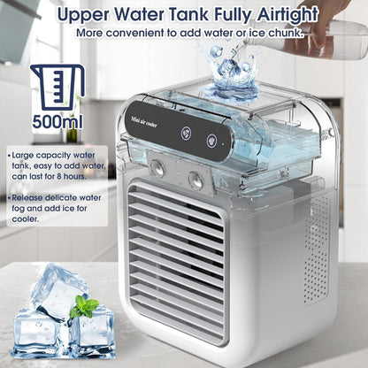 🎉2025 Neue Produkte heißer Verkauf✨Mini Portable Air Conditioner Kühler Luftbefeuchter✈️Kostenlose Lieferung✈️